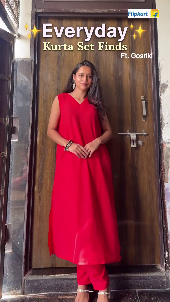 Lime Green Floral Everyday Kurta Set