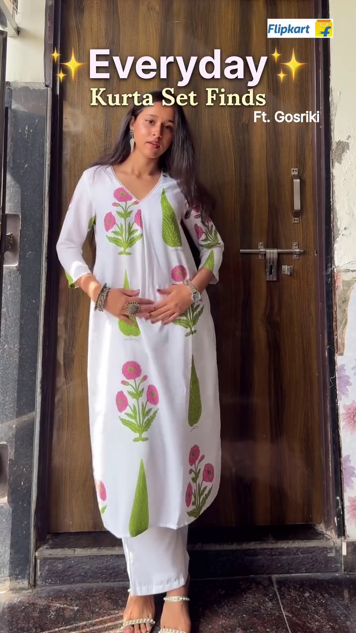 Red Polka Dot Everyday Kurta Set