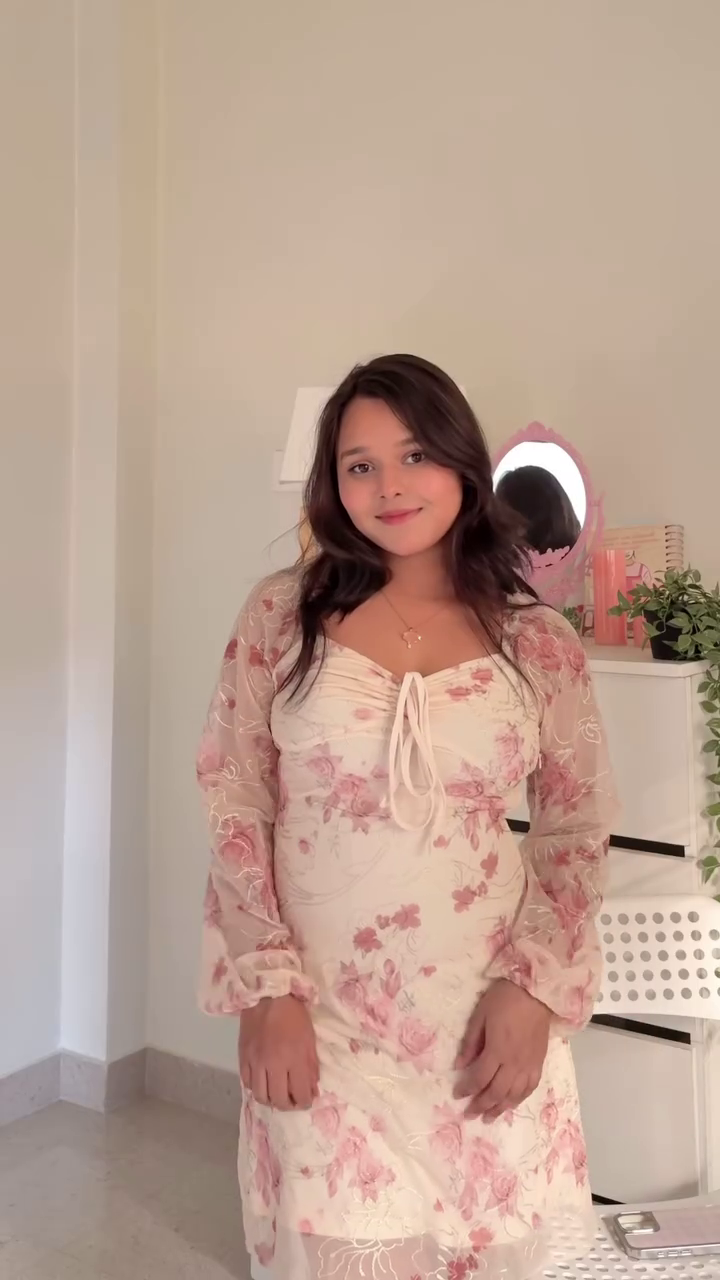 Lavender Floral Ruched Maxi Dress