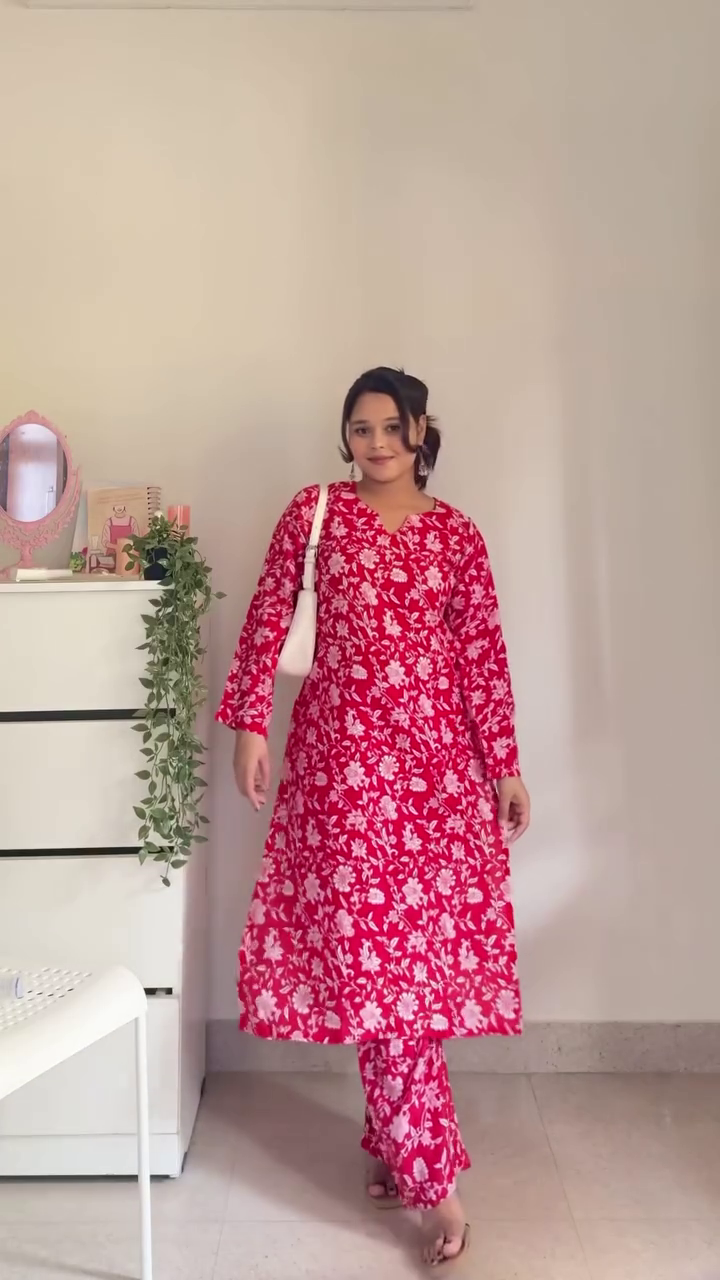 Blue Striped Relaxed Co-ord Set