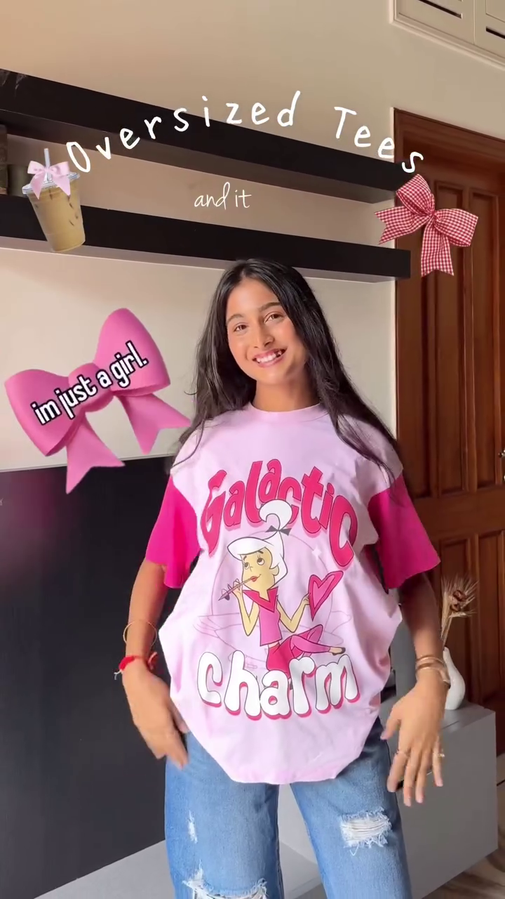 Joyfully Untamed Oversized Graphic T-Shirt