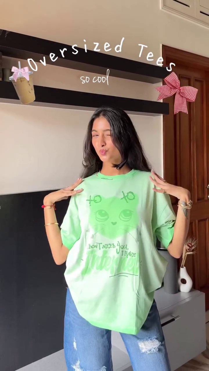 Joyfully Untamed Oversized Graphic T-Shirt