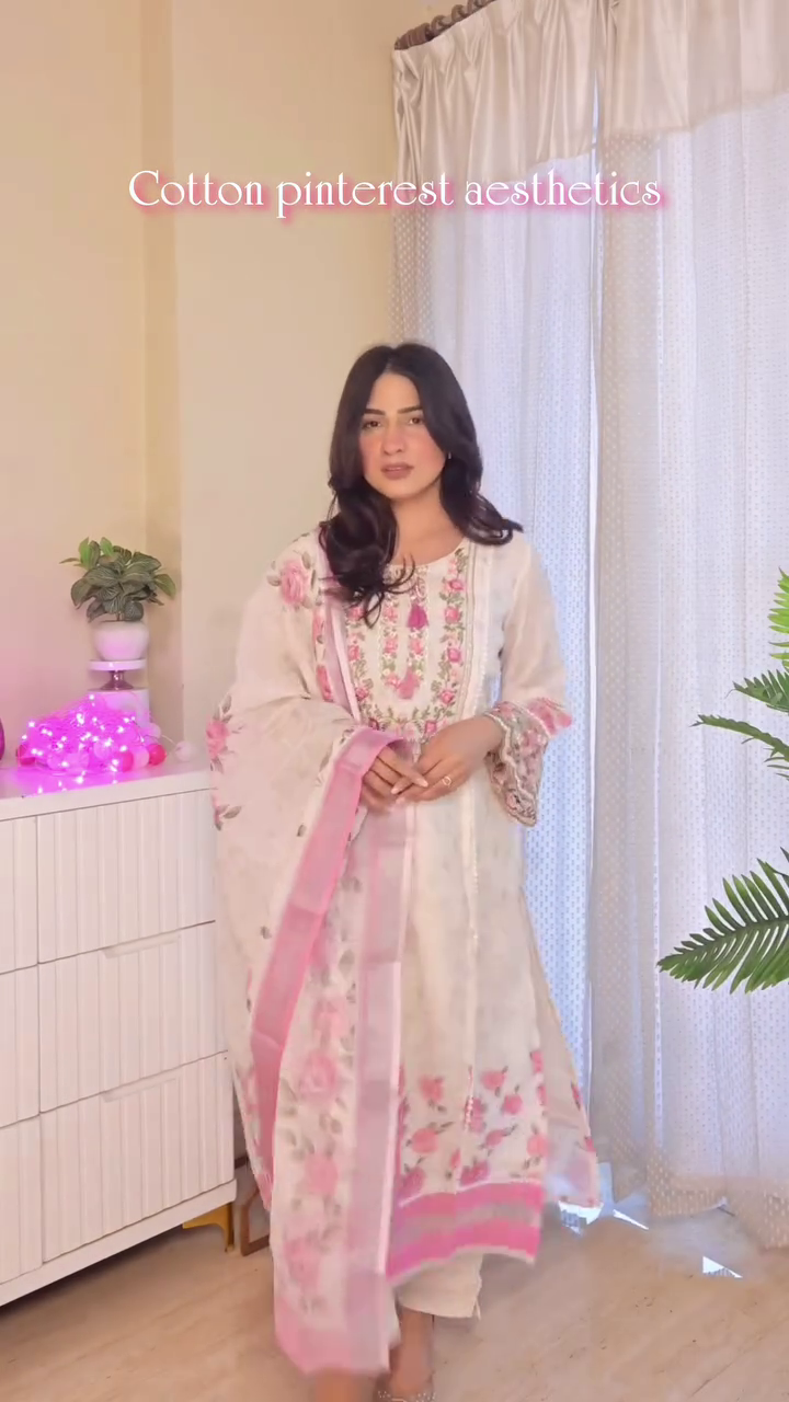 Floral Cotton Pinterest Aesthetic Suit