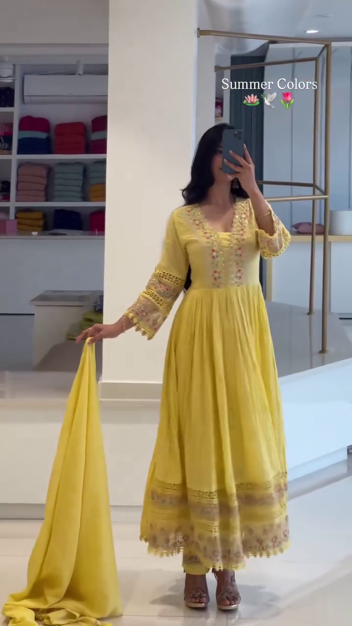 Blush Pink Embroidered Summer Maxi Dress