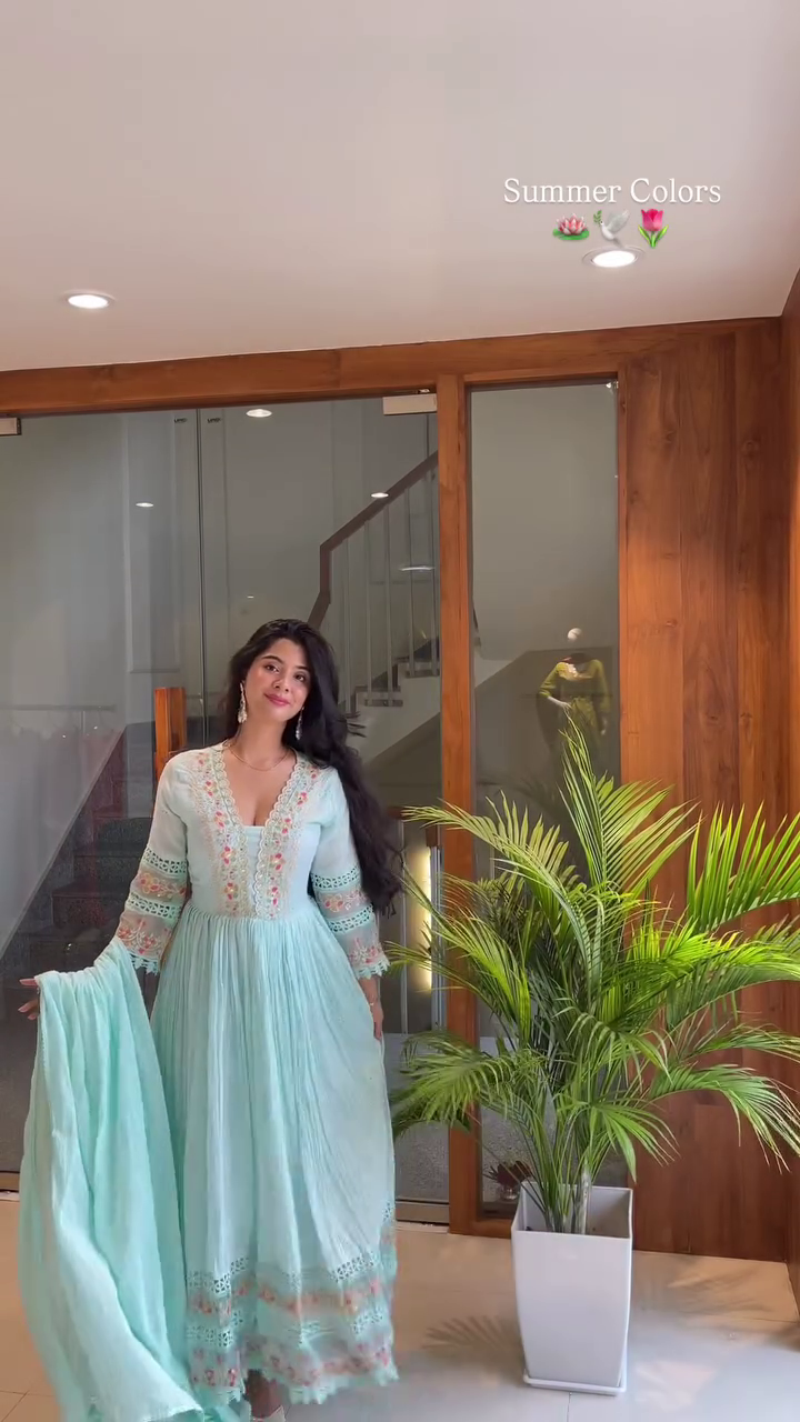 Blush Pink Embroidered Summer Maxi Dress