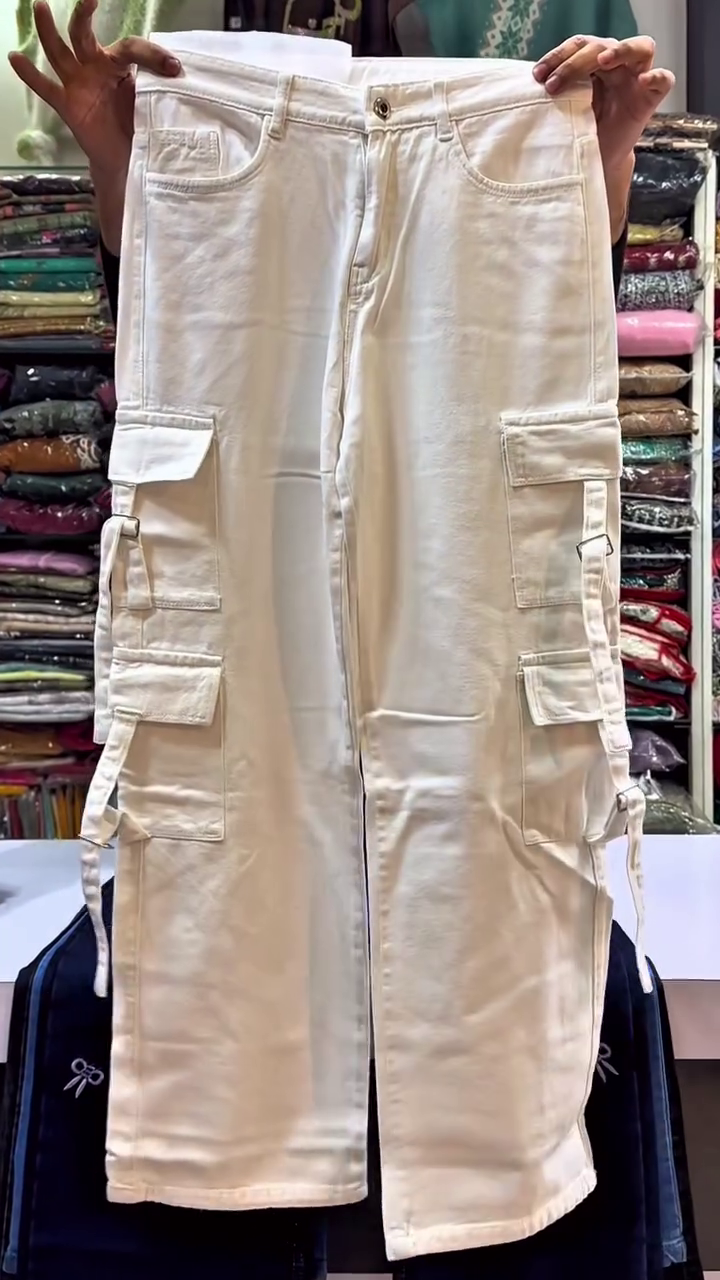 Stylish Blue Denim Jeans with Heart Stone Work – Trendy Women’s Casual Wear