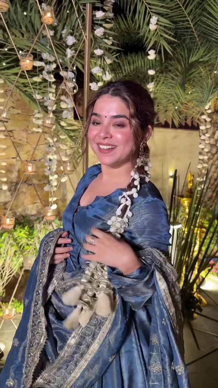 Midnight Blue Royal Silk Lehenga Set