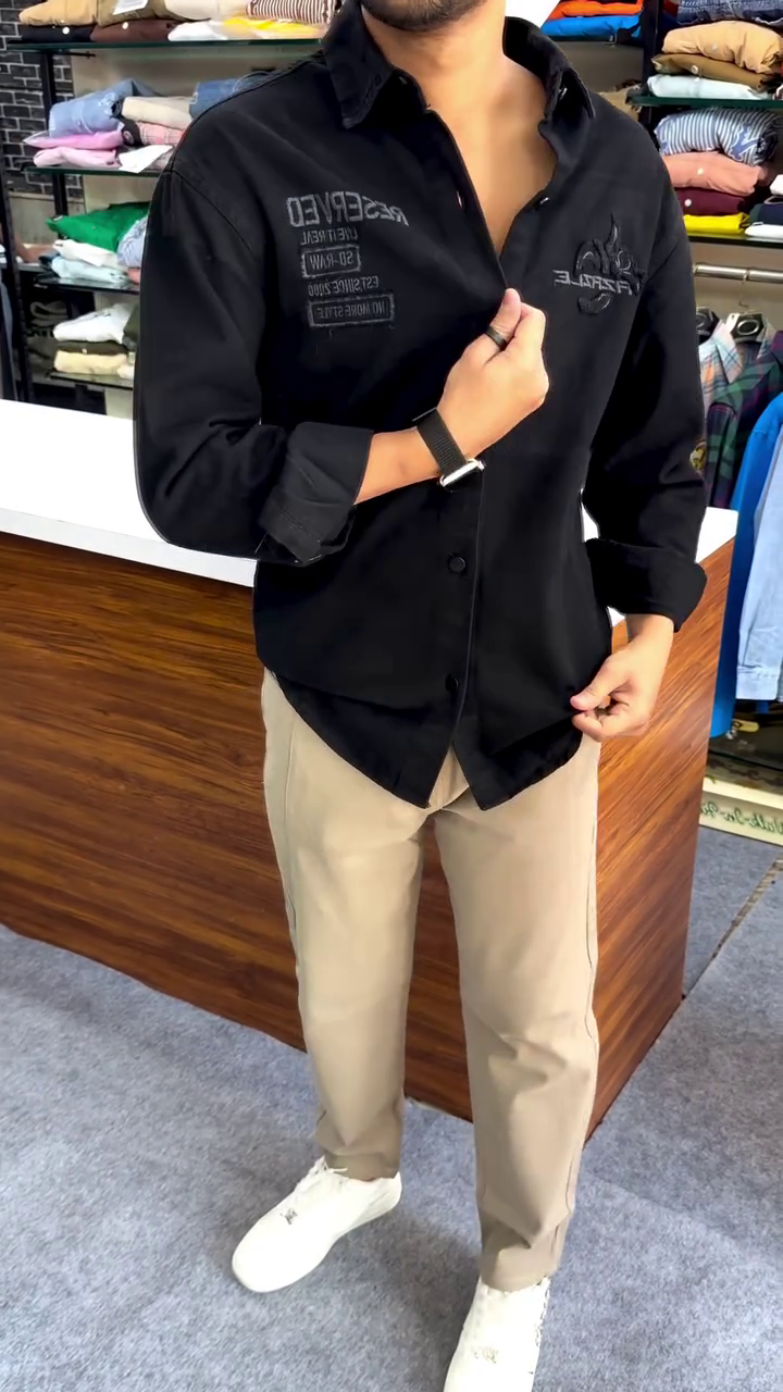 Men’s Premium Denim Casual Shirt