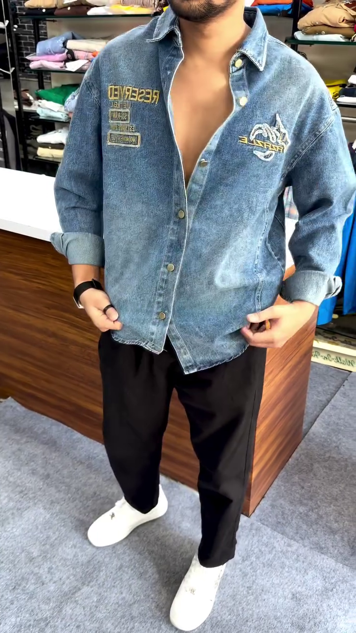 Men’s Premium Denim Casual Shirt