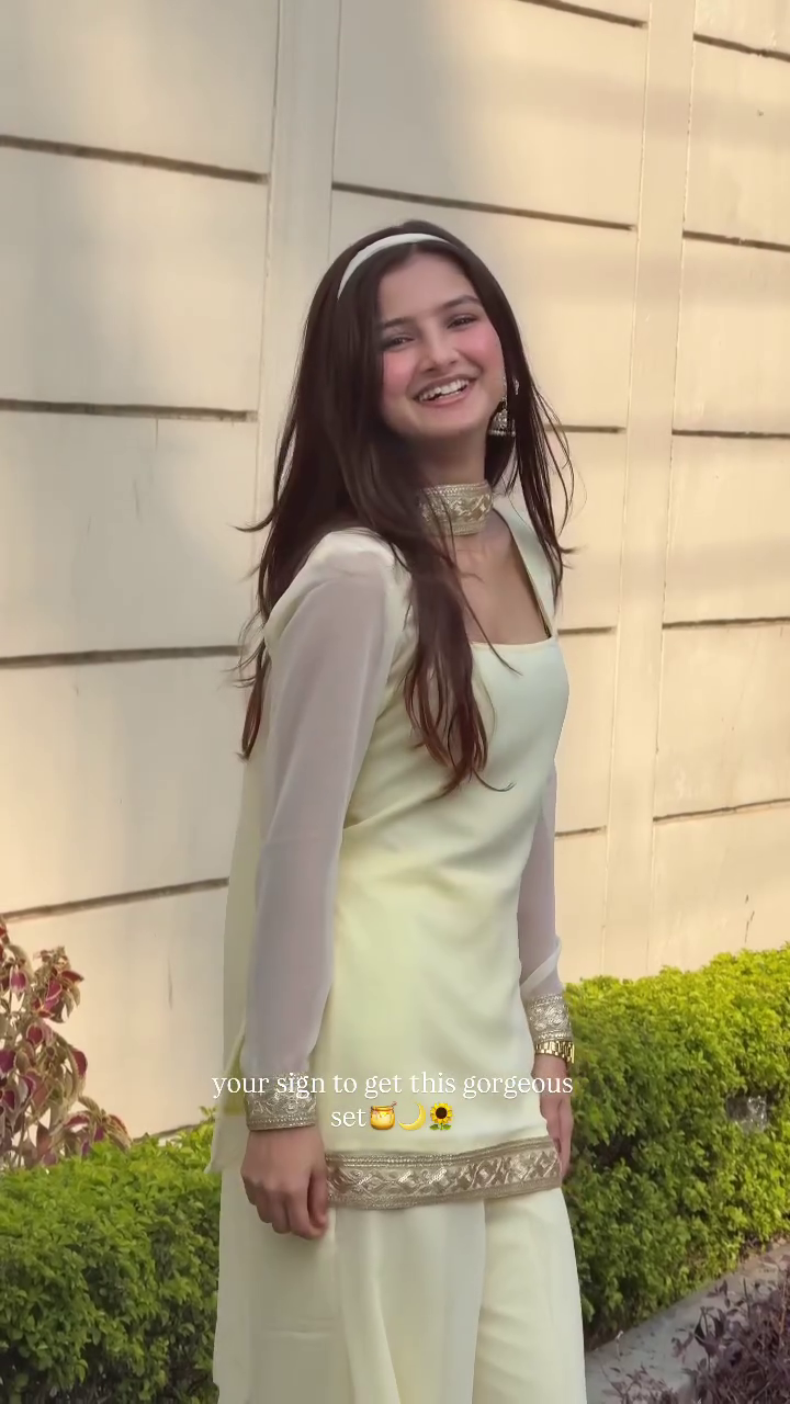 Lemon Yellow Kurta Palazzo Set