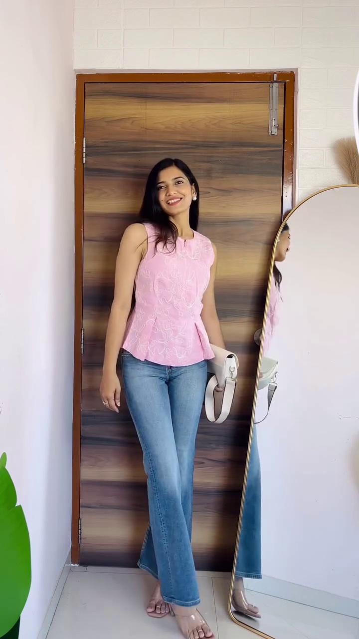 Blush Pink Smocked Top