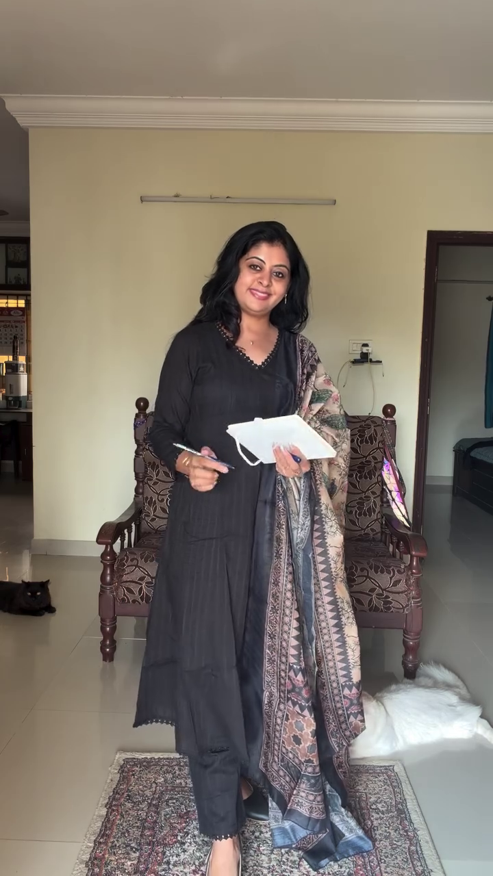 Rust Office Wear Kurta Set