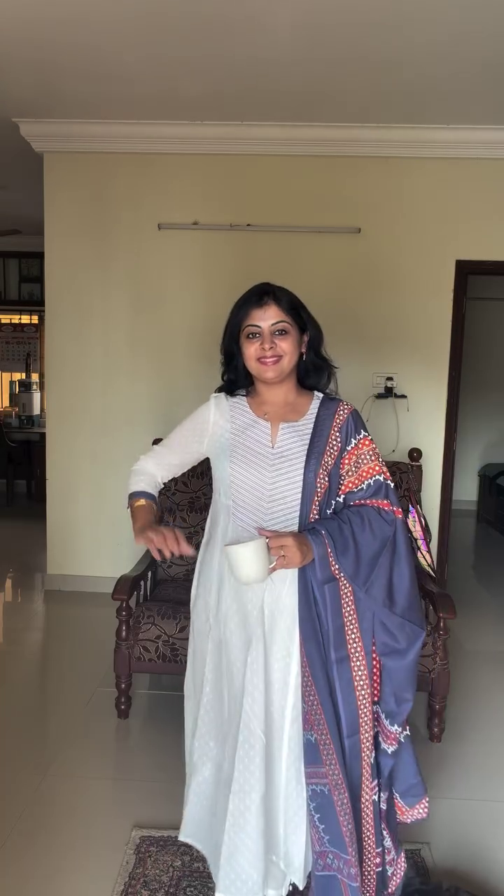 Rust Office Wear Kurta Set