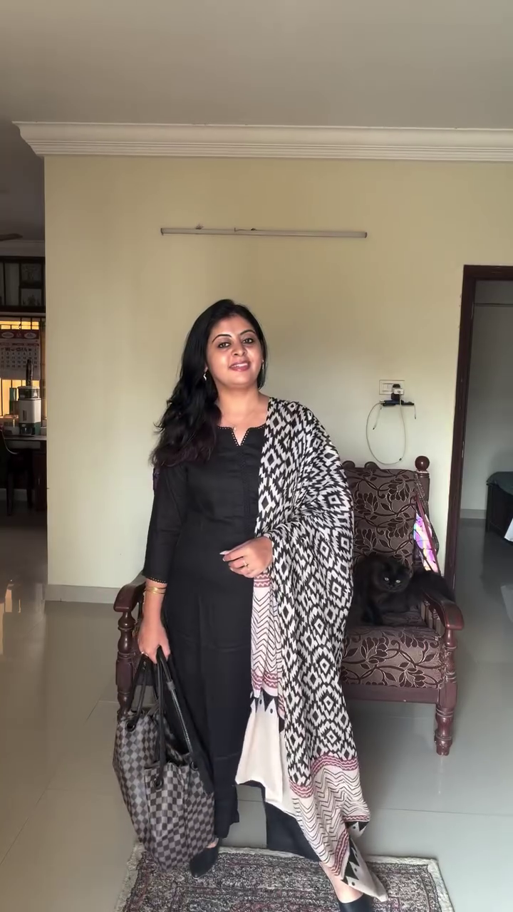 Rust Office Wear Kurta Set