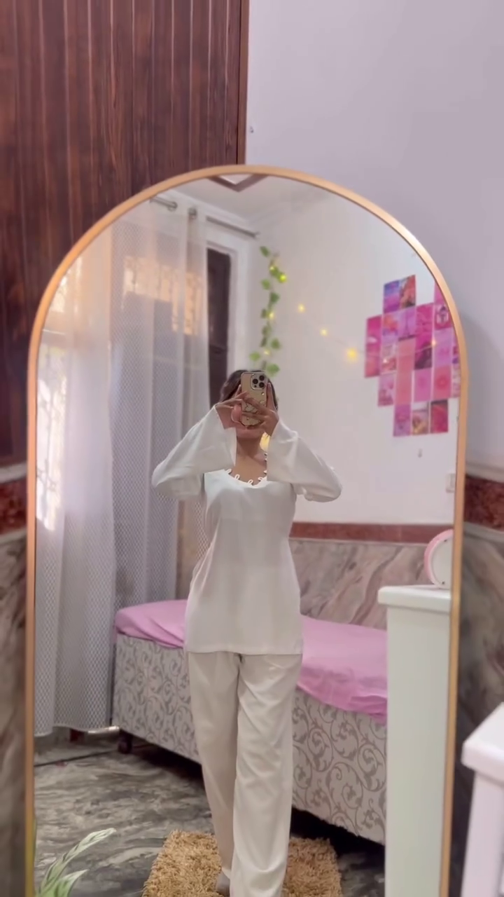 Classic White Nightwear Set