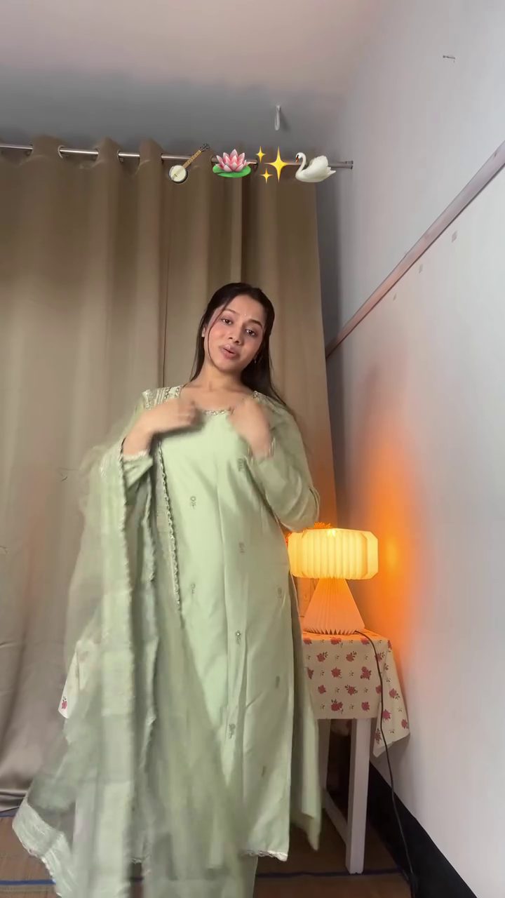 Mint Green Festive Anarkali