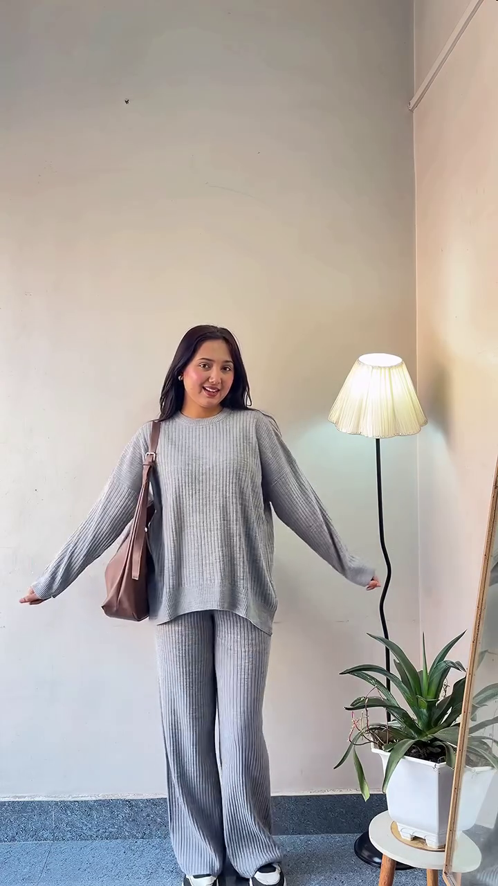 Beige Minimal Co-Ord Set