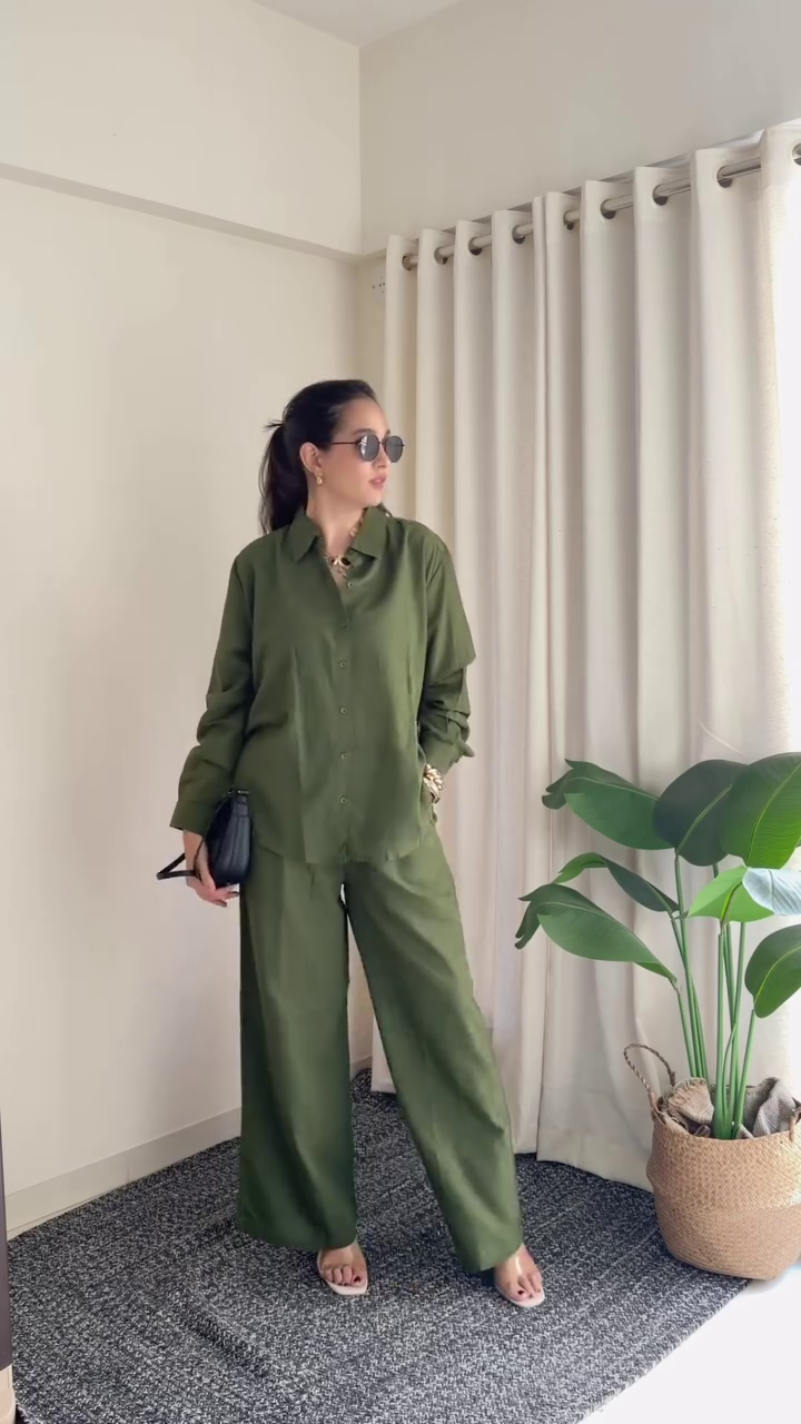 Olive Power Co-ord Set