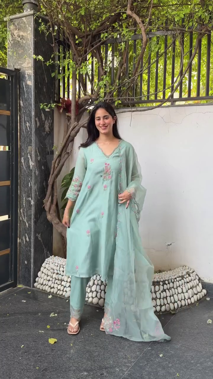Mint Green Ethnic Set
