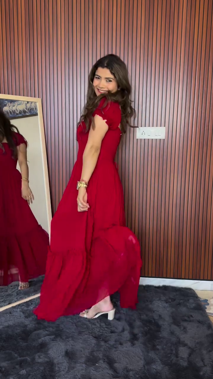 Scarlet Red Maxi Dress