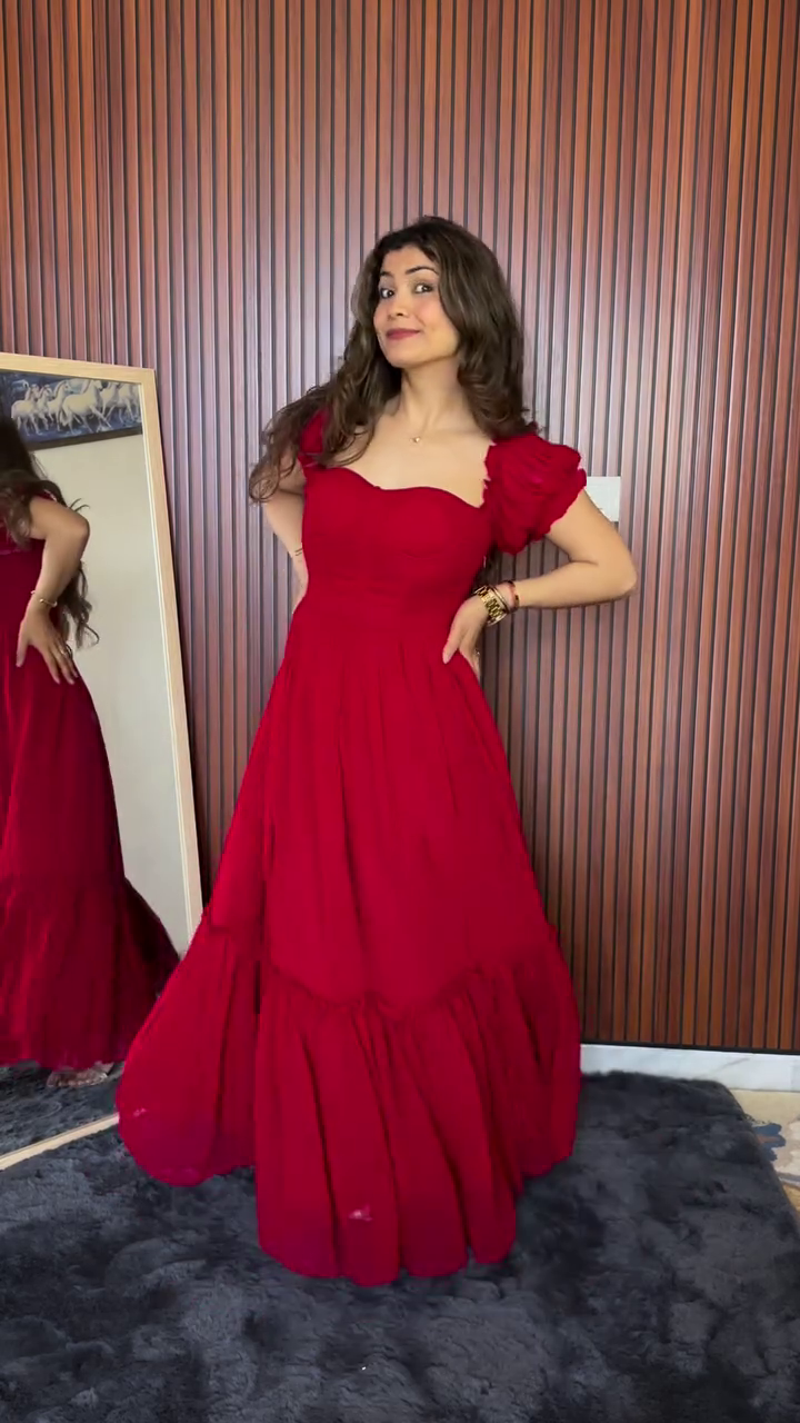 Scarlet Red Maxi Dress