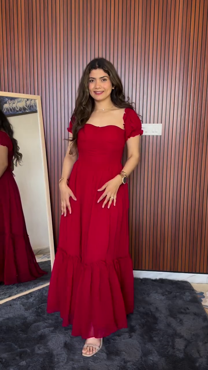 Scarlet Red Maxi Dress