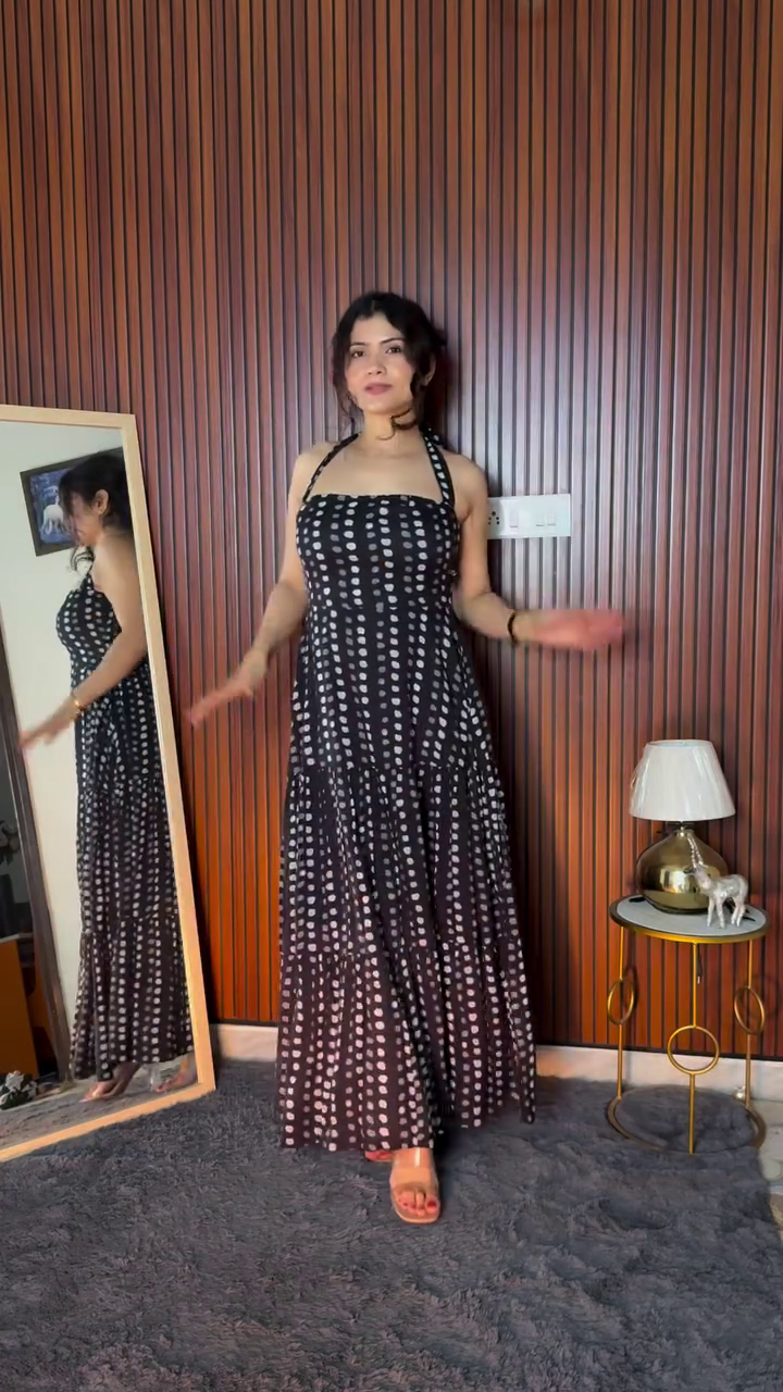 Midnight Blue Tier Dress