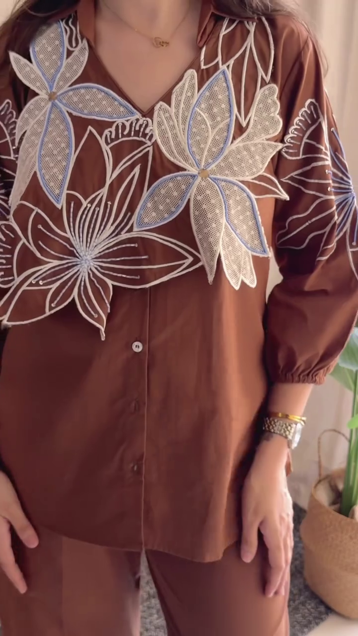 Pastel Floral Embroidered Kurta