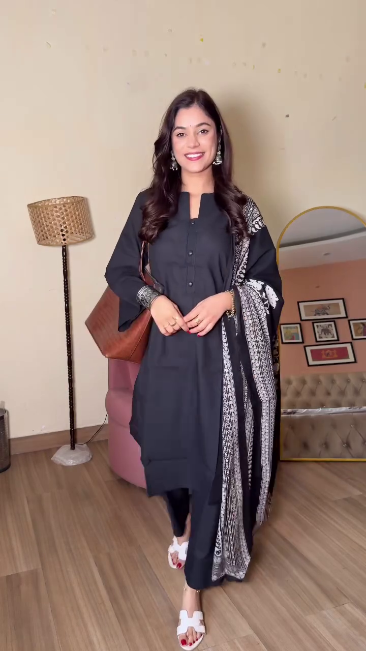 Pink Casual Kurta Set