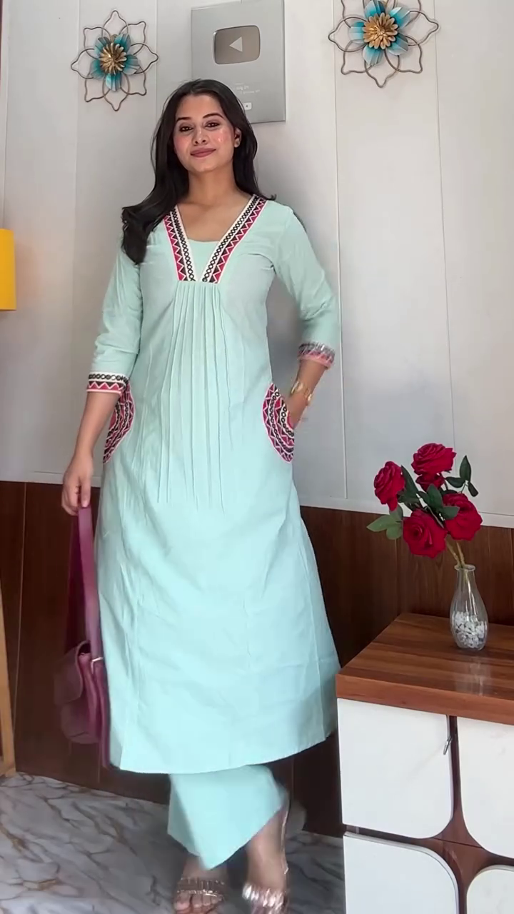 Rust Sleeveless Kurta Set