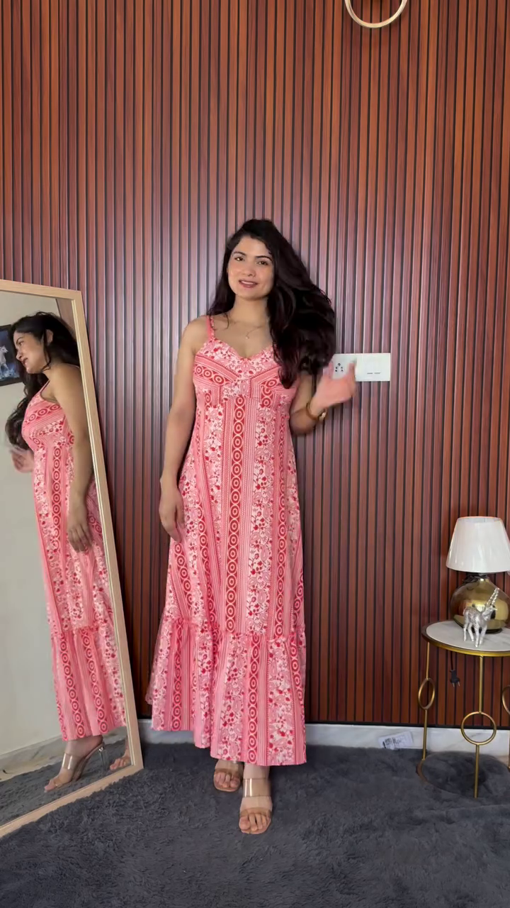 Strappy Floral Maxi Dress