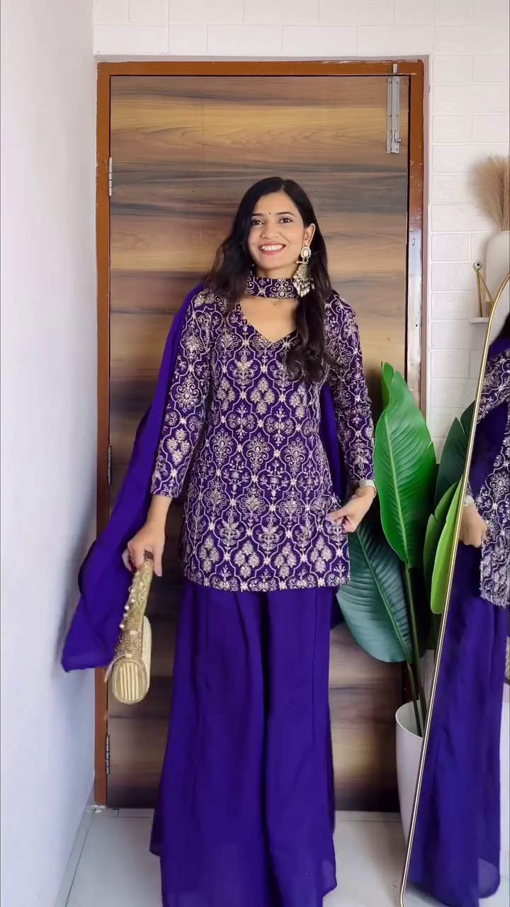 Orange Festive Kurta Set