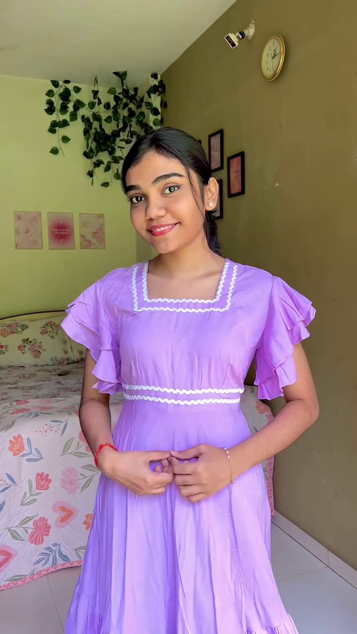 Lavender Cute Flowy Dress