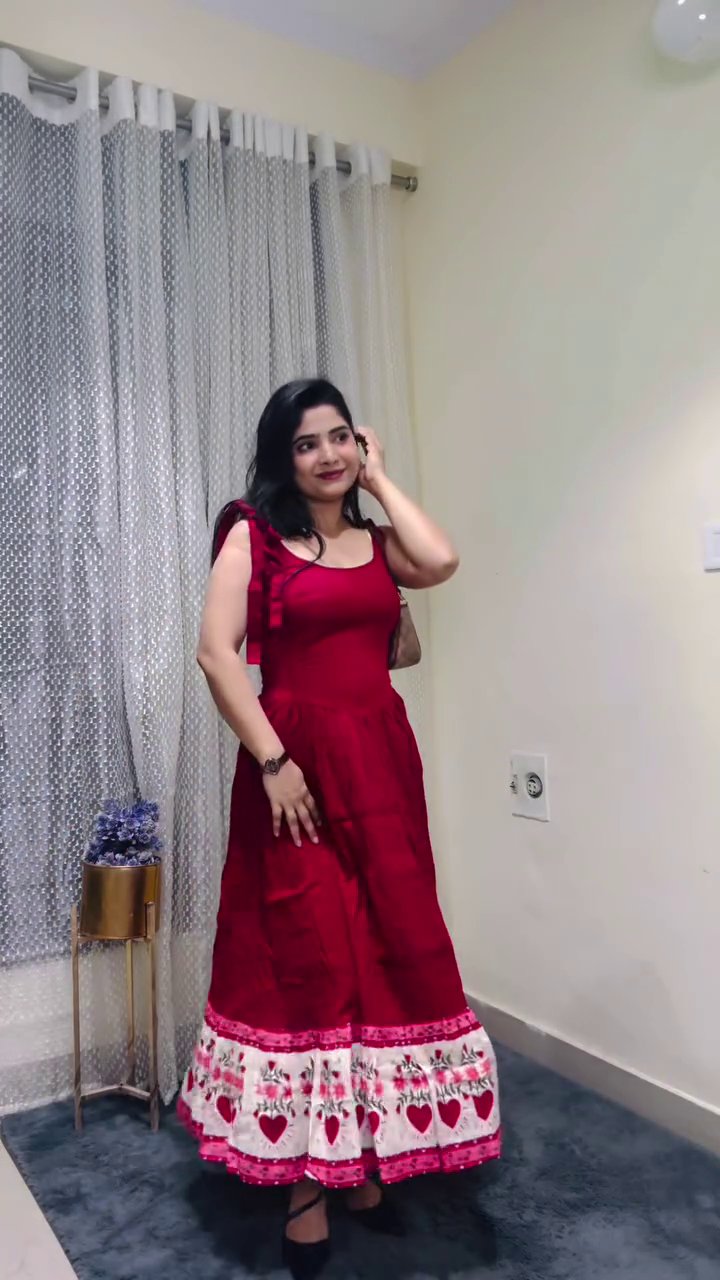 Floral Flared Midi Dress