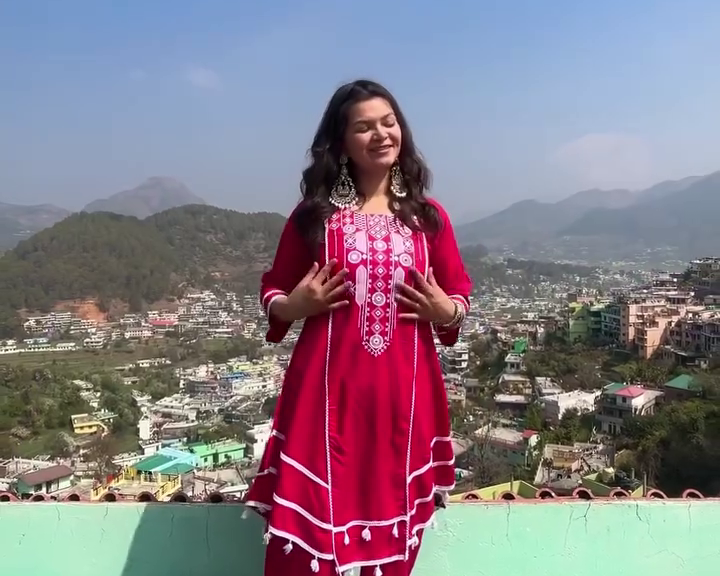 Scenic Orange Ethnic Suit