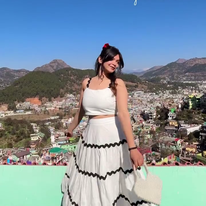 Purple Printed Flowy Maxi Dress