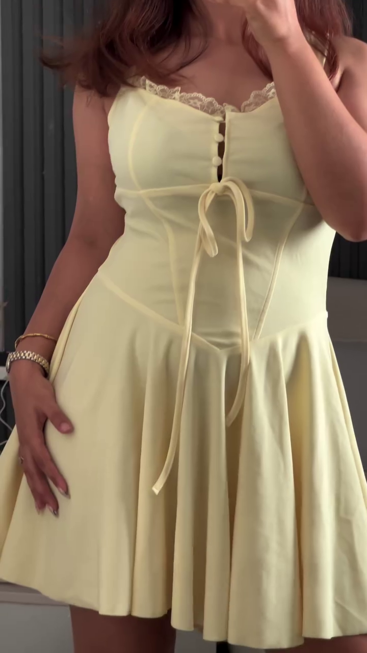 Sunshine Yellow Midi Dress