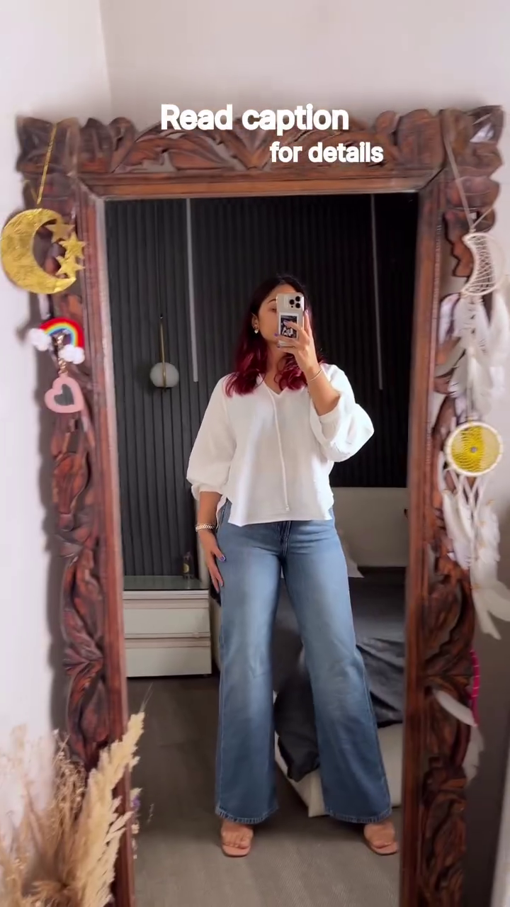 Casual White Shirt & Denim Look