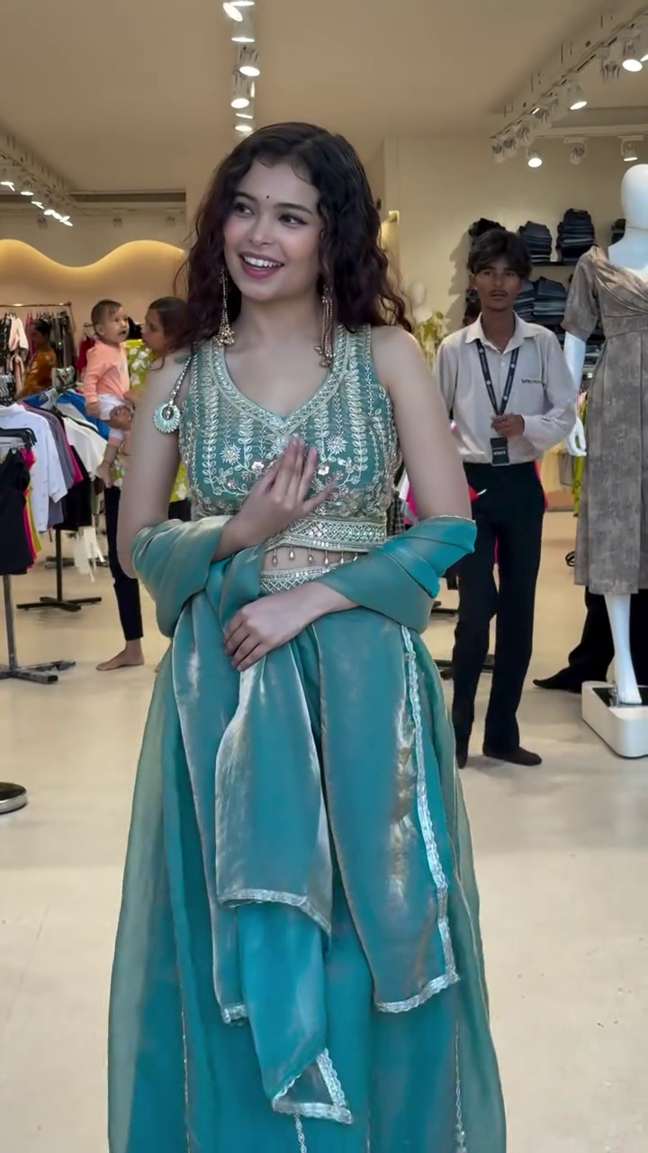 Teal Dream Lehenga