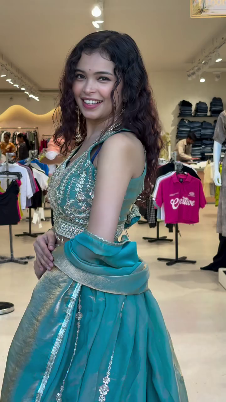 Teal Dream Lehenga