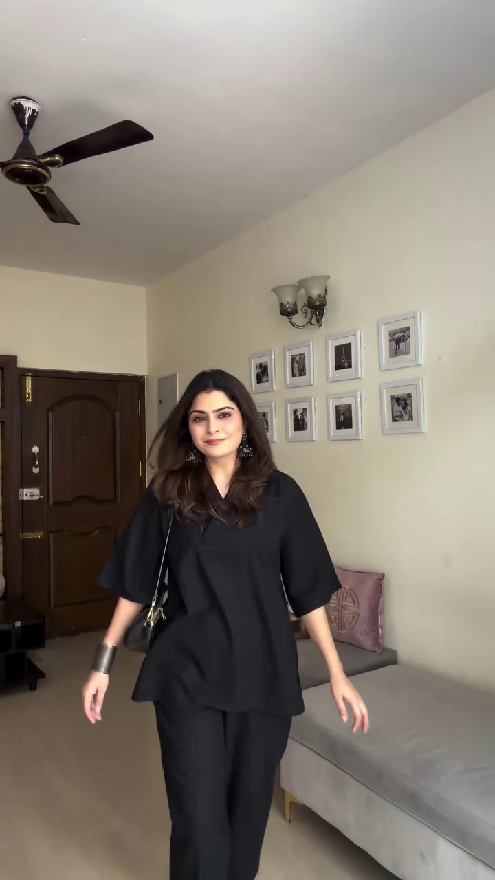 Solid Black Co-ord Set