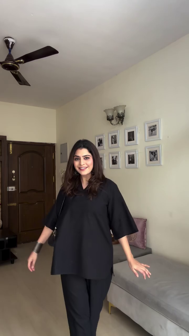 Solid Black Co-ord Set