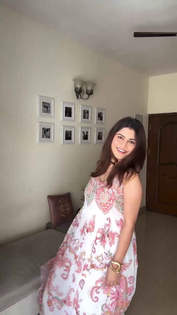 White Floral Summer Dress