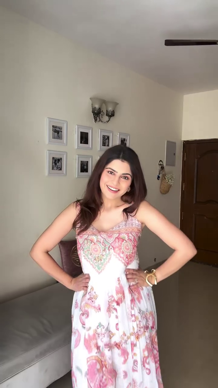 White Floral Summer Dress