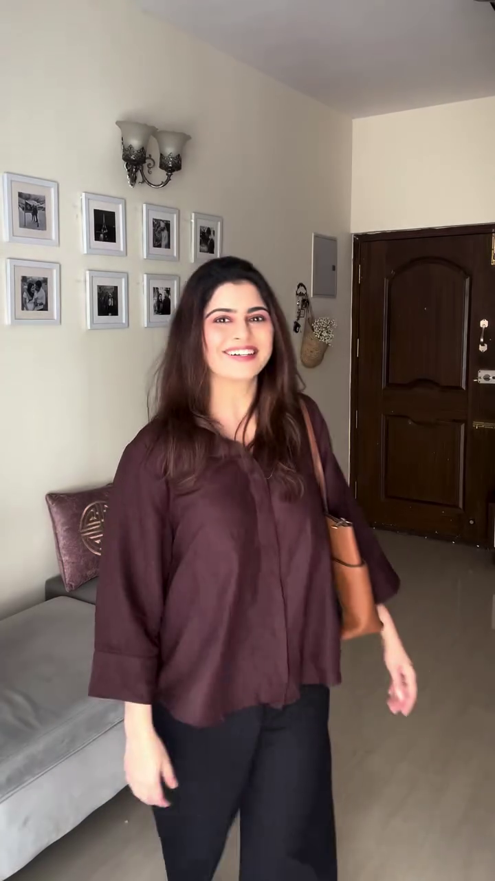 Chocolate Brown Shirt & Trouser Set