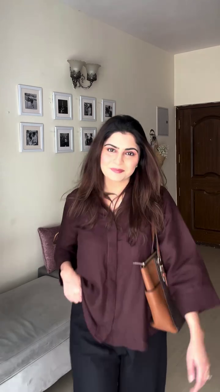 Chocolate Brown Shirt & Trouser Set