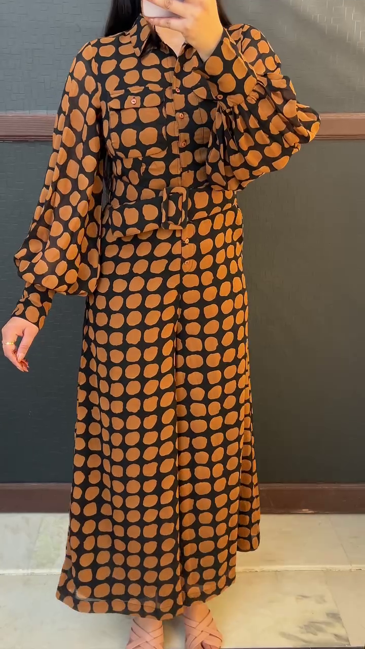 Black Floral Wrap Dress