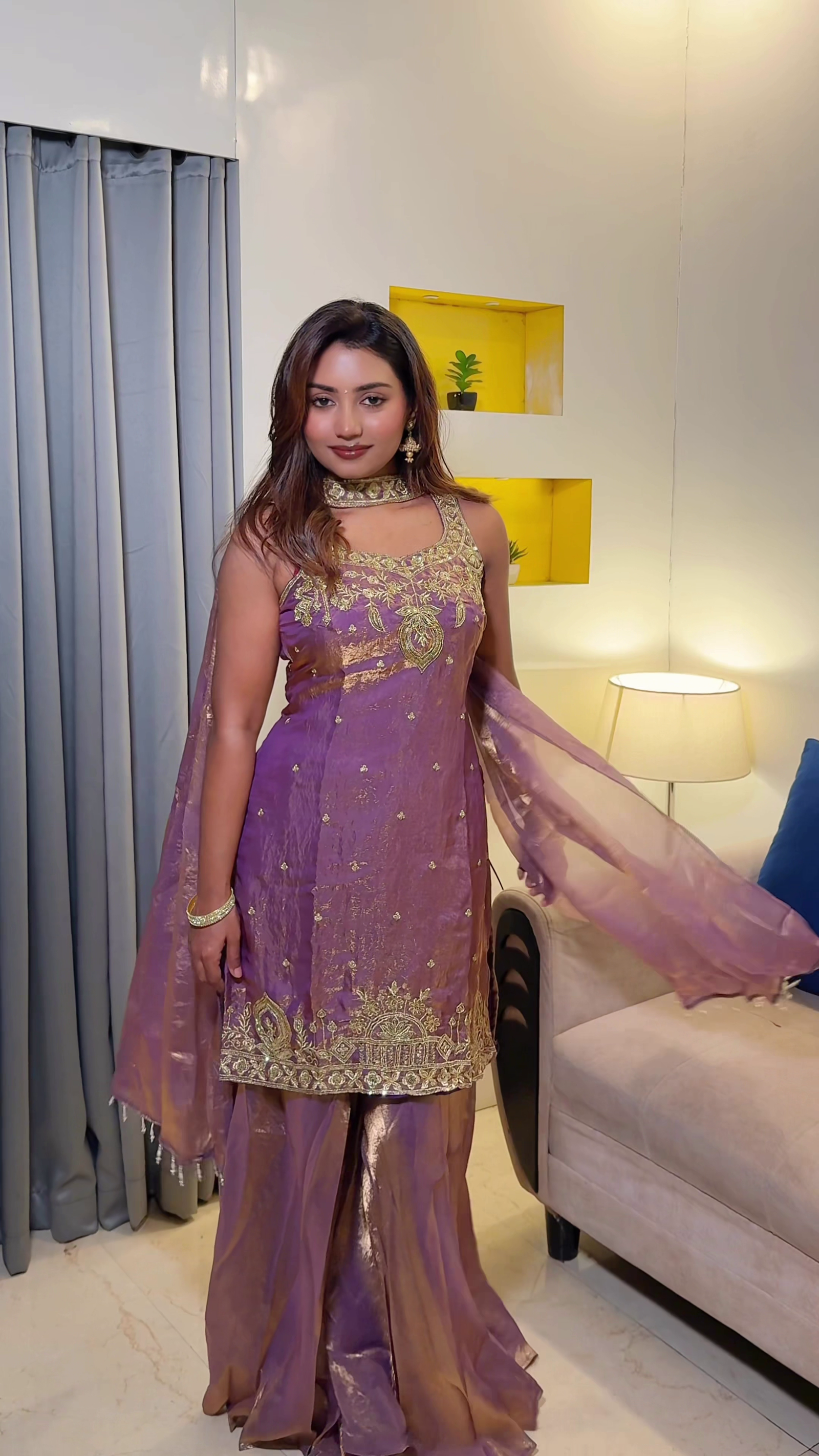 Festive Grace In Purple