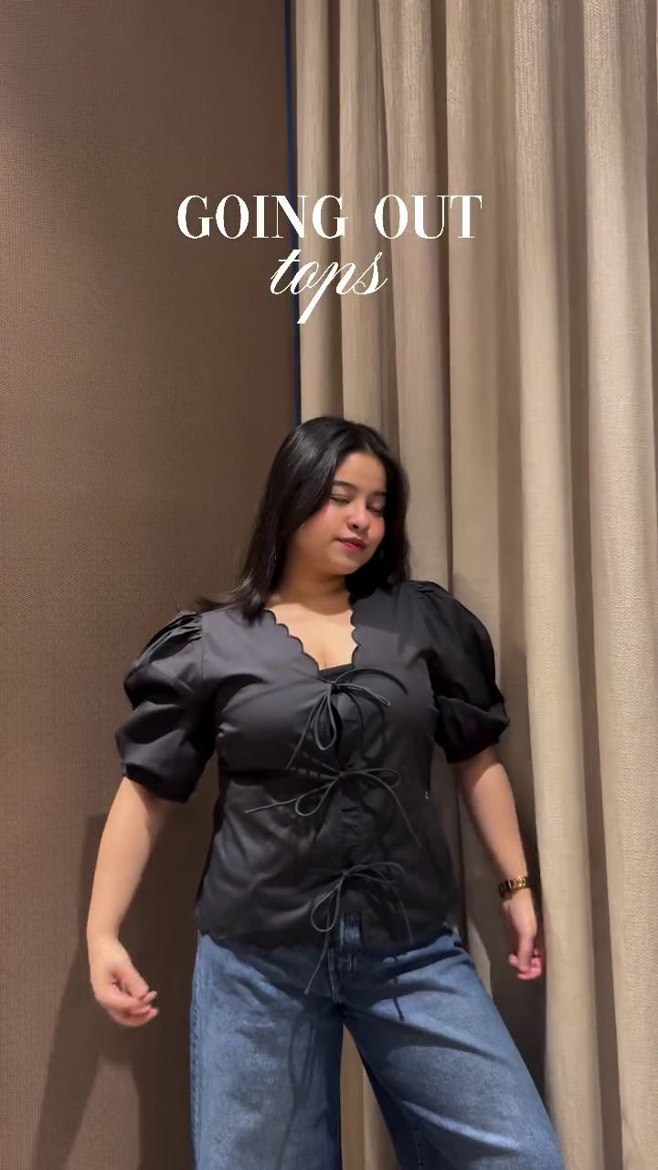 Chic White Going-Out Top