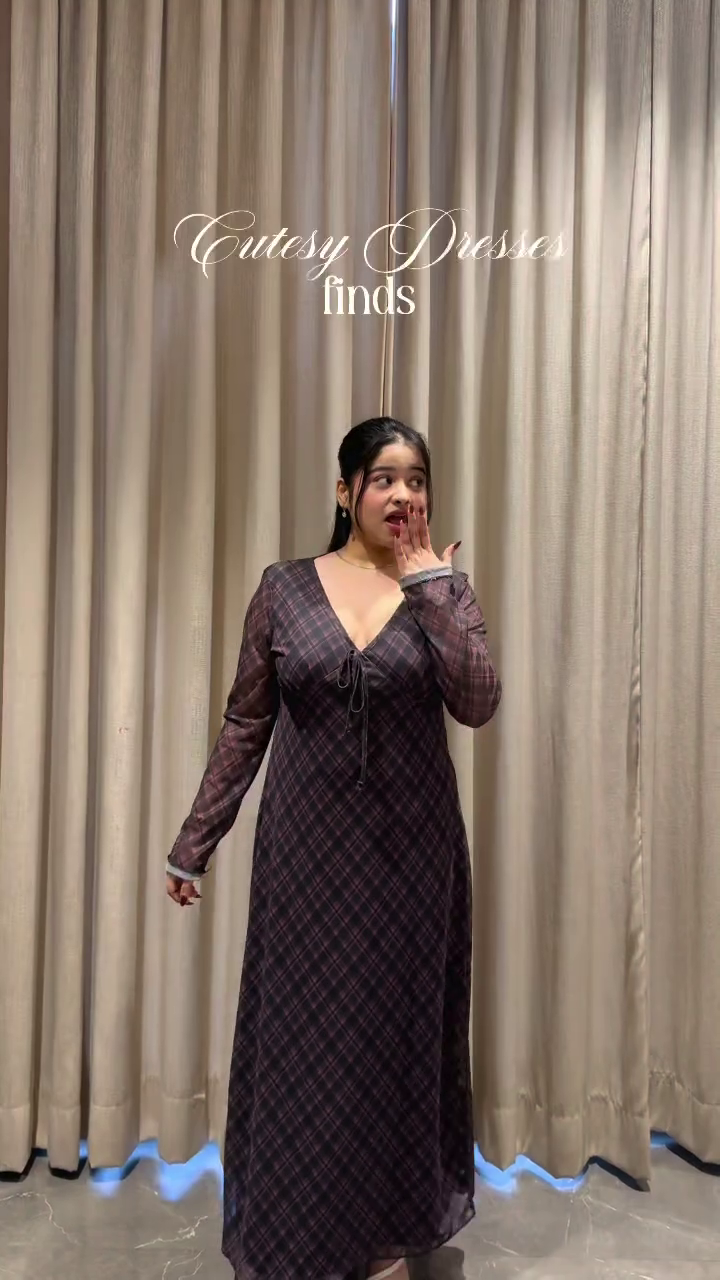 Checkered Maxi Dress